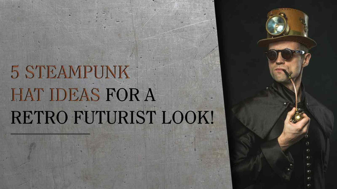 5 Steampunk hat ideas for a retro-futurist look!