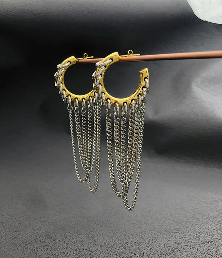 Steampunk stud earrings