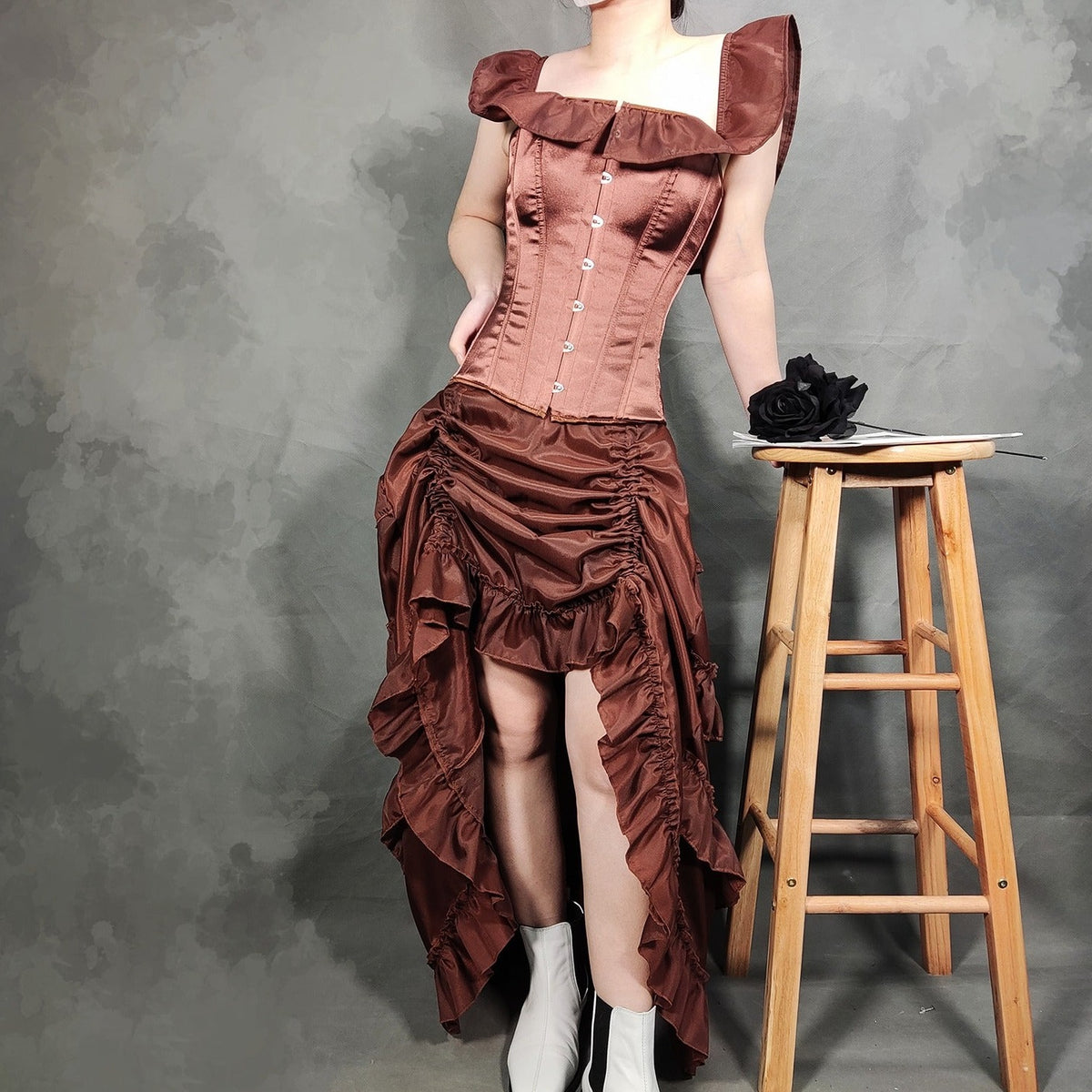 Red Tartan Steampunk dress  My Steampunk Style – my-steampunk-style