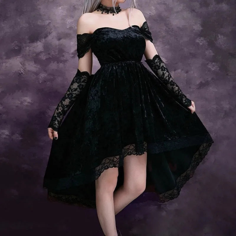 Gothic High Low Dress