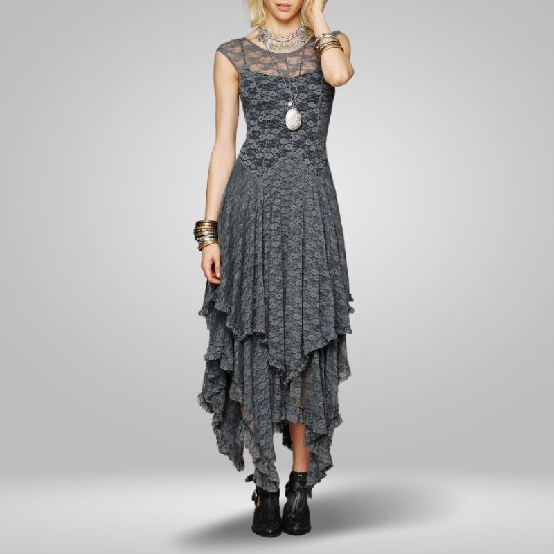 Steampunk Print Pattern Dress main image 0