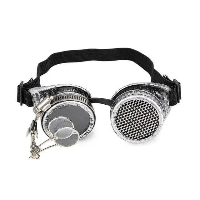 steampunk goggles black Mad scientist Steampunk goggles