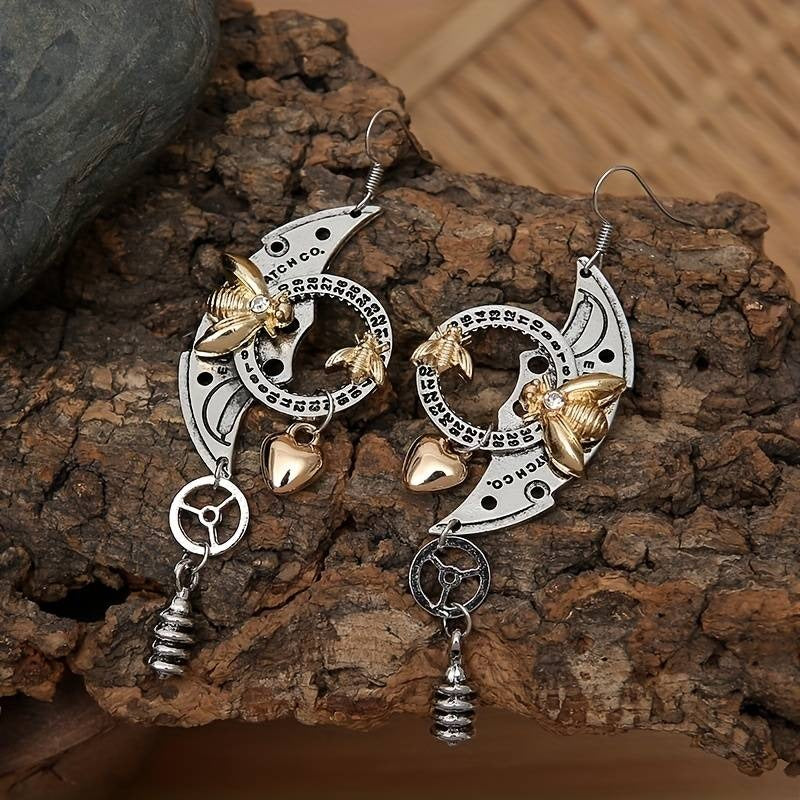 women's steampunk earrings