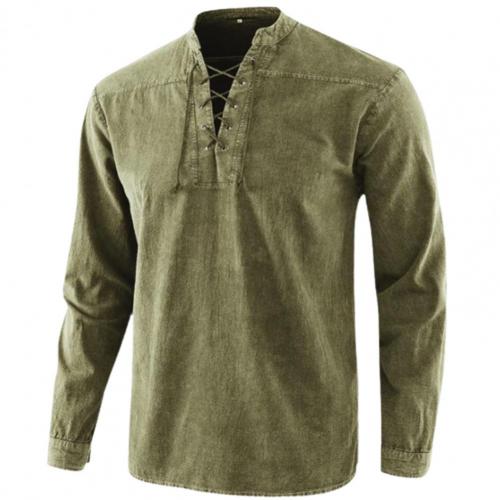 medieval dress shirts men Shirt in Natural, size: Medium