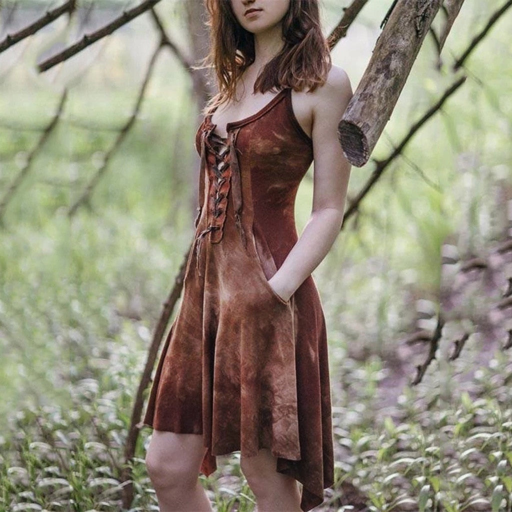 steampunk brown dress Second Life Marketplace - genoveva - brown