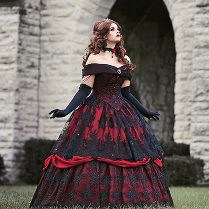 Ball gown Victorian dress