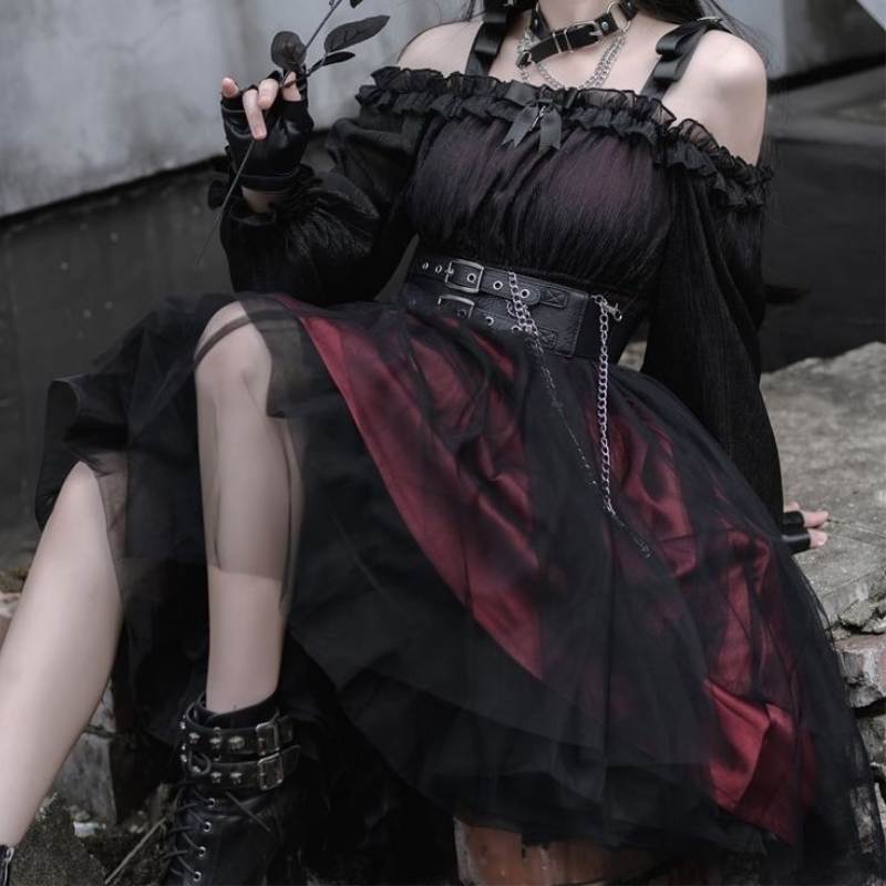 The Dawn ~ Steampunk Military Style Lolita Dress Cool Army Uniform