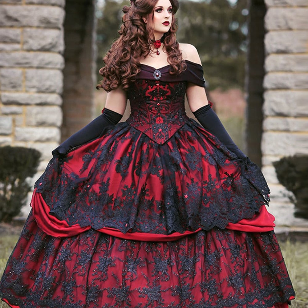 Victorian Era Plus Size Victorian Gown Ball Gown Victorian Dress