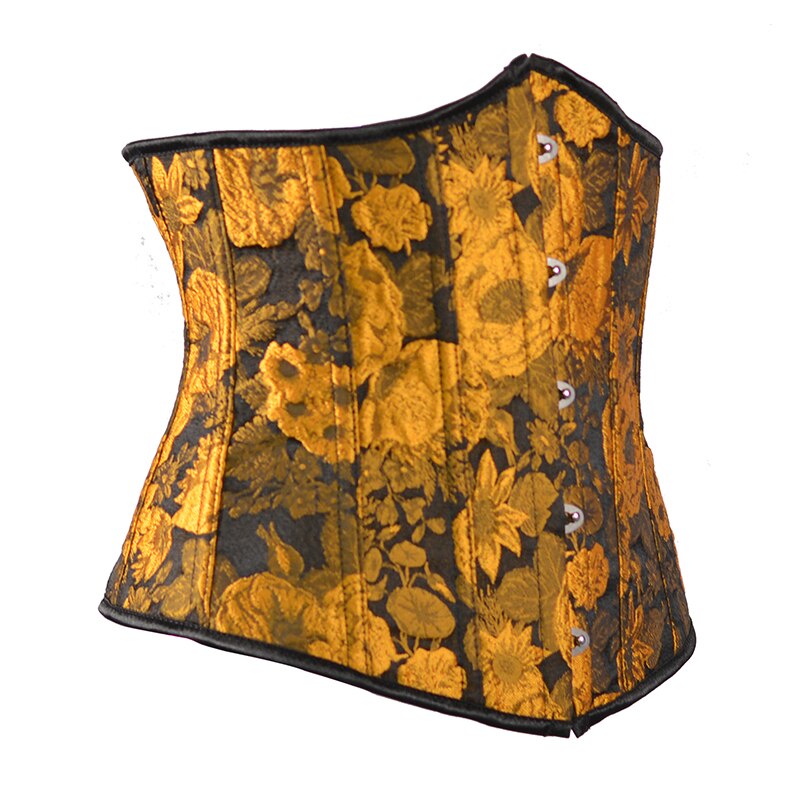 steampunk underbust sunflower corset
