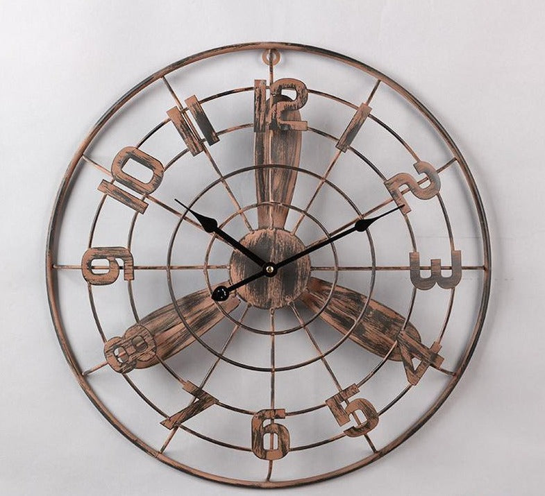 aviator steampunk clock
