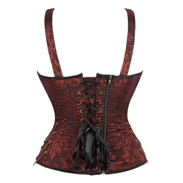 back of steampunk corset