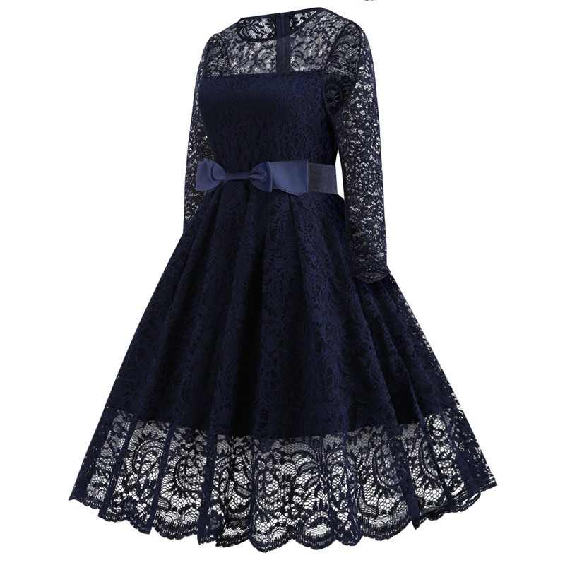 blue vintage dress