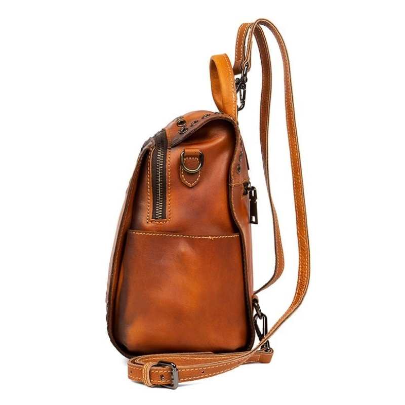 Men's Steampunk Leather Sling Bag