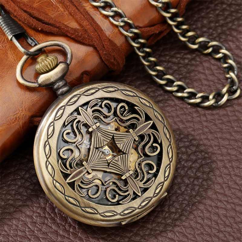 elegant vintage steampunk pocket watch
