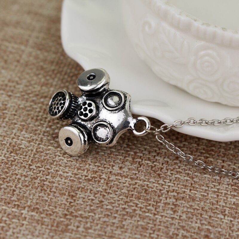 gas mask necklace