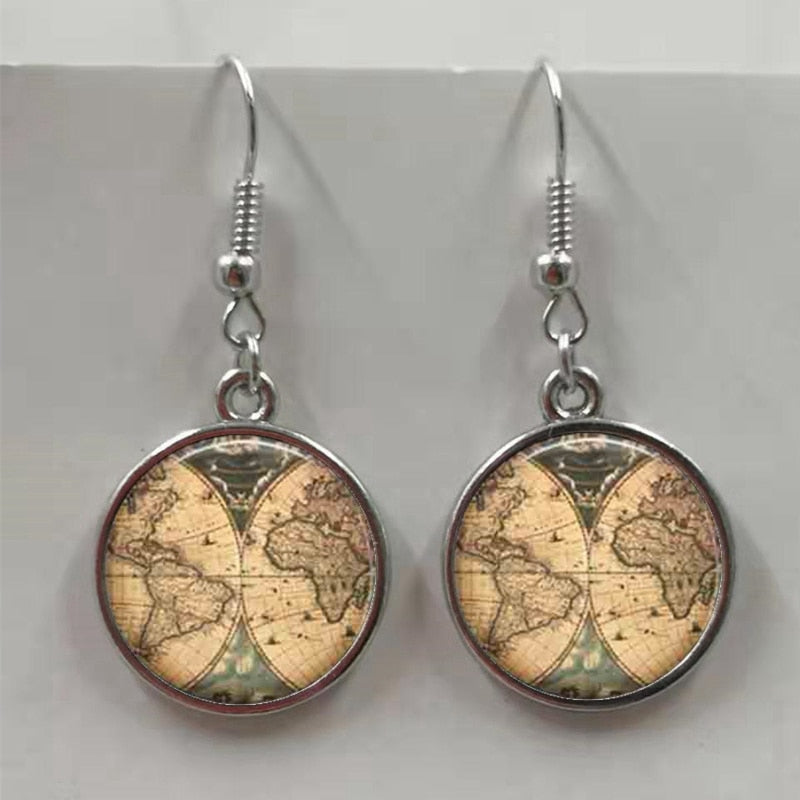 globe earrings