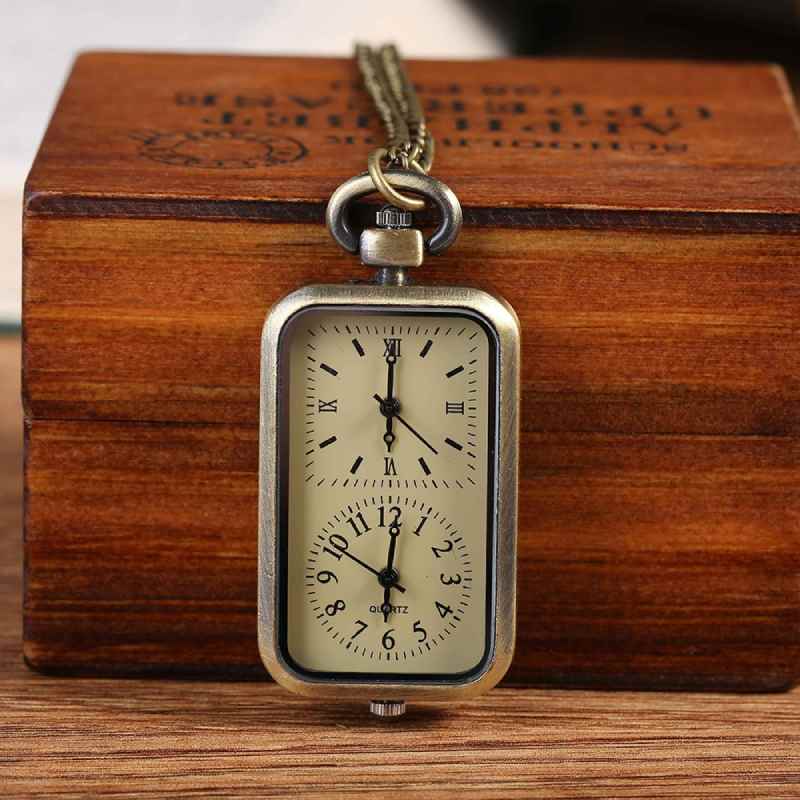 rectangular pocket watch