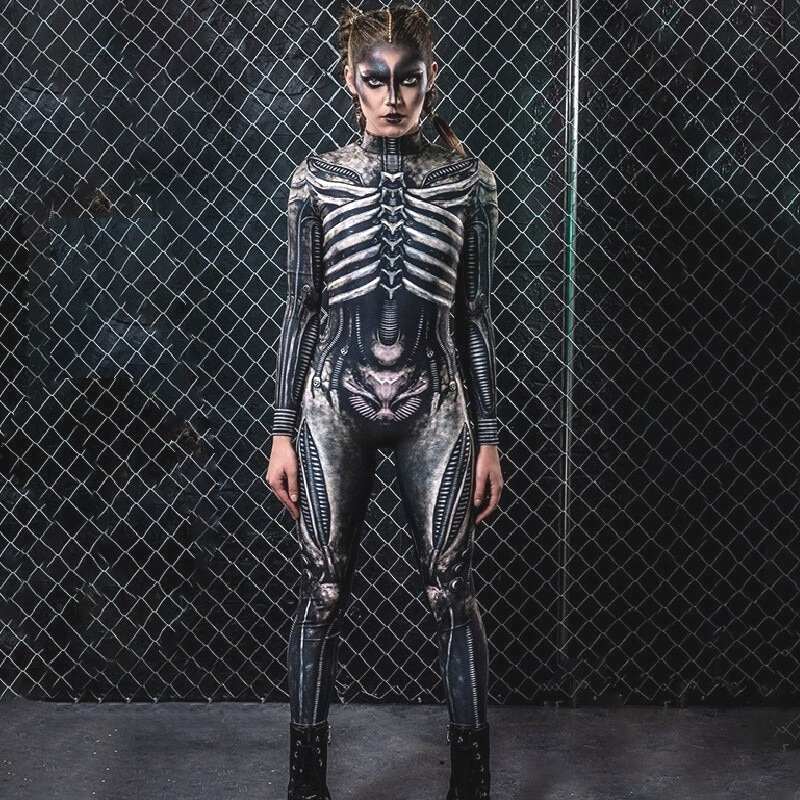 skeleton bodysuit