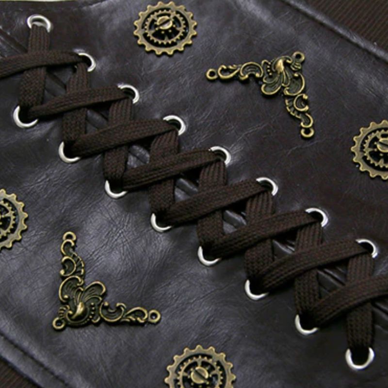 steampunk belt with gears