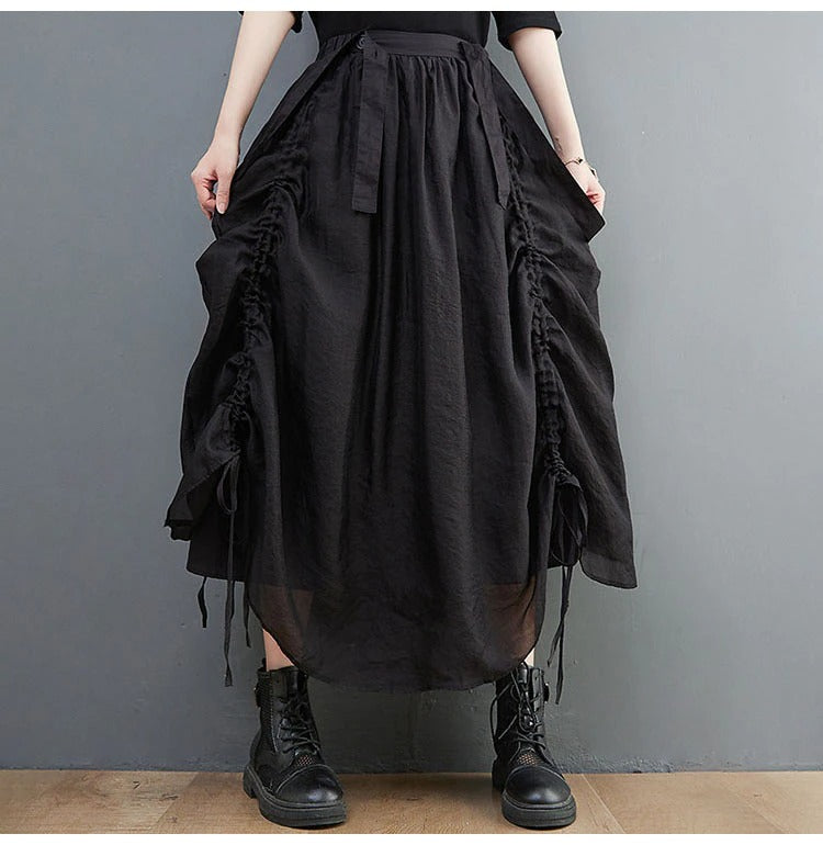 voluminous steampunk skirt
