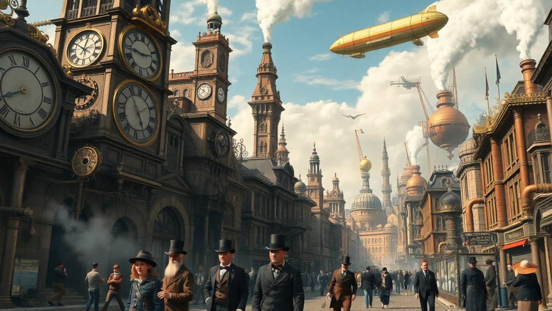 victorian steampunk world in an imaginary London