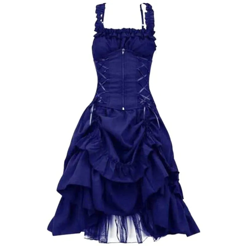 1800 corset dresses Victorian Lady Steampunk dress