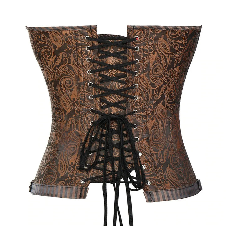 zip decor steampunk corset