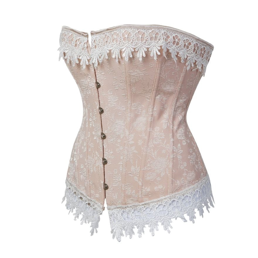 Steampunk cream corset