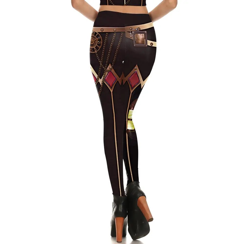 Steampunk leggings women