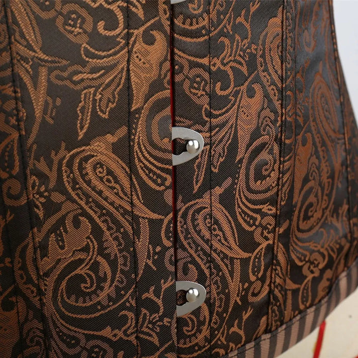 zip decor steampunk corset
