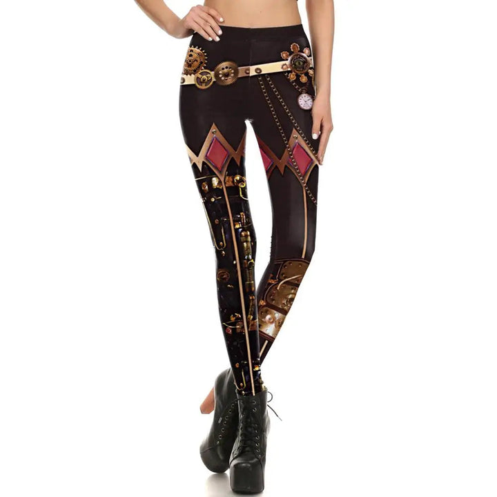 Steampunk leggings women