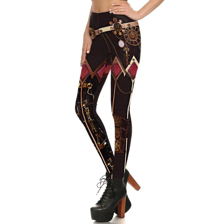 Steampunk leggings women