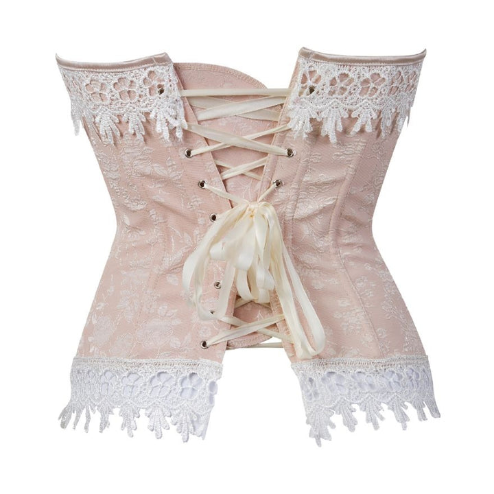 Steampunk cream corset