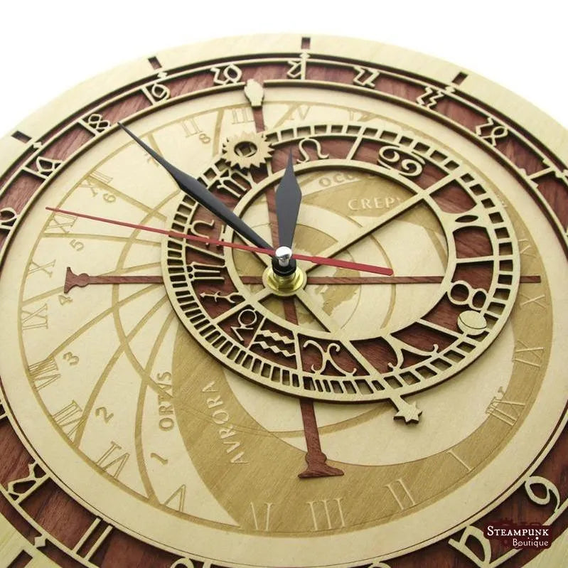 Astronomical steampunk clock