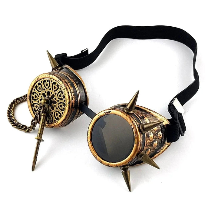 Steampunk spike goggles