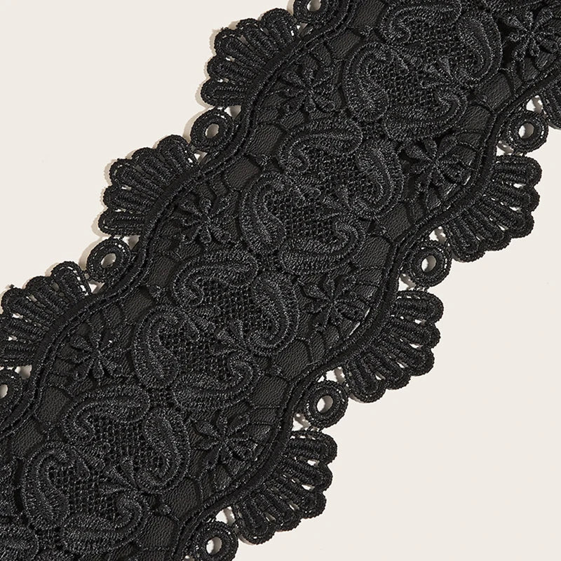 Victorian Elastic lace belt