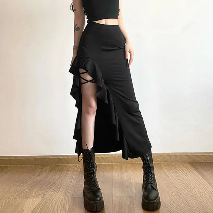 Black Gothic skirt