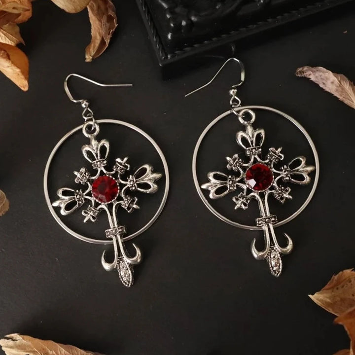 Vampire earrings