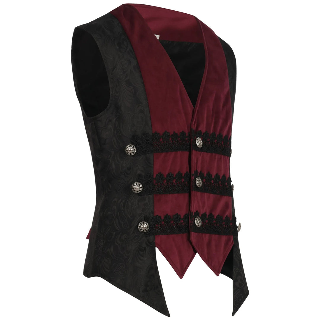 Velvet steampunk vest