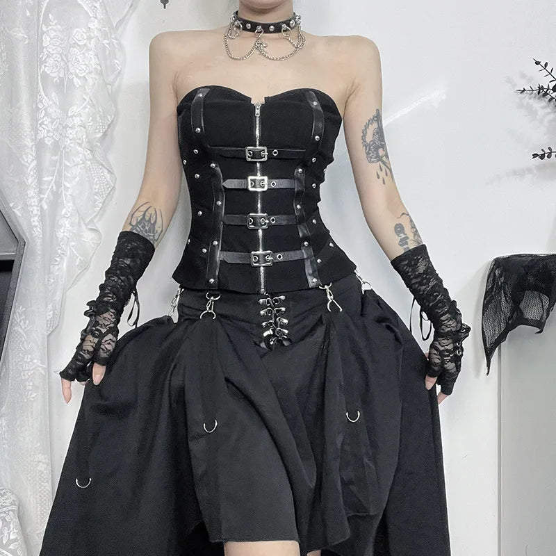 Strapless Steampunk Corset Strapless Steampunk Corset