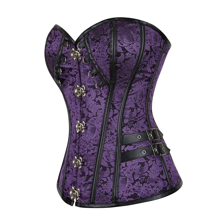 Steampunk purple corset