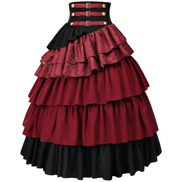 Layered Steampunk skirt