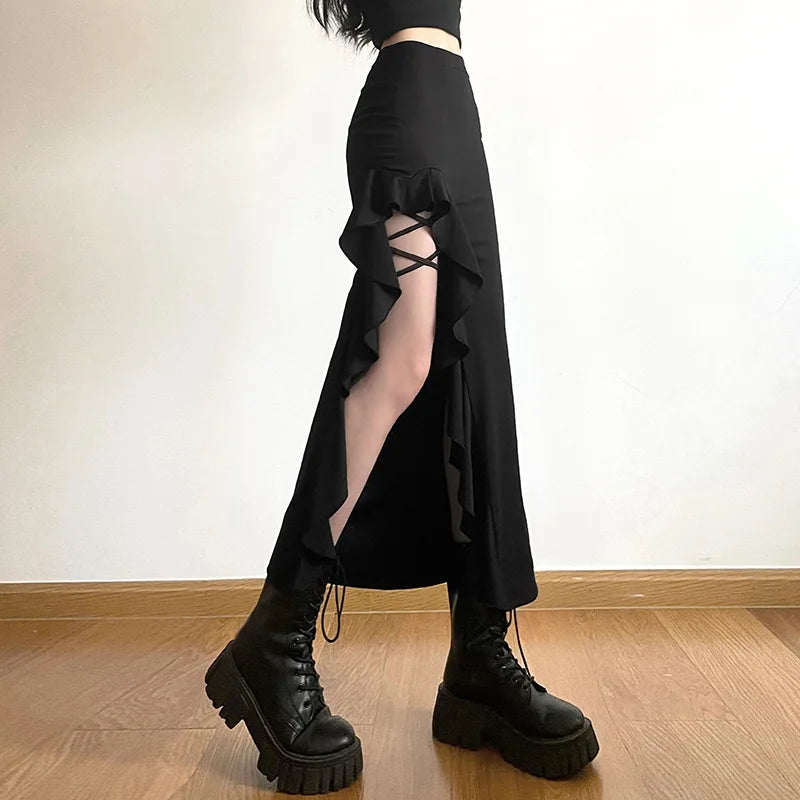 Black Gothic skirt