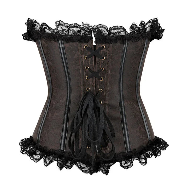 Steel bone Steampunk corset