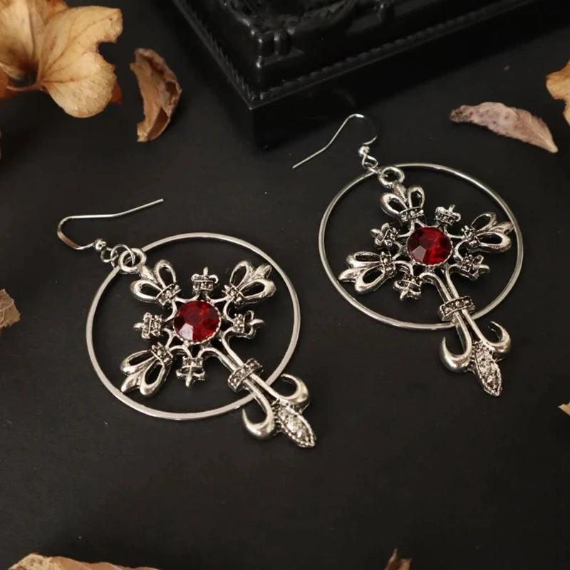 Vampire earrings