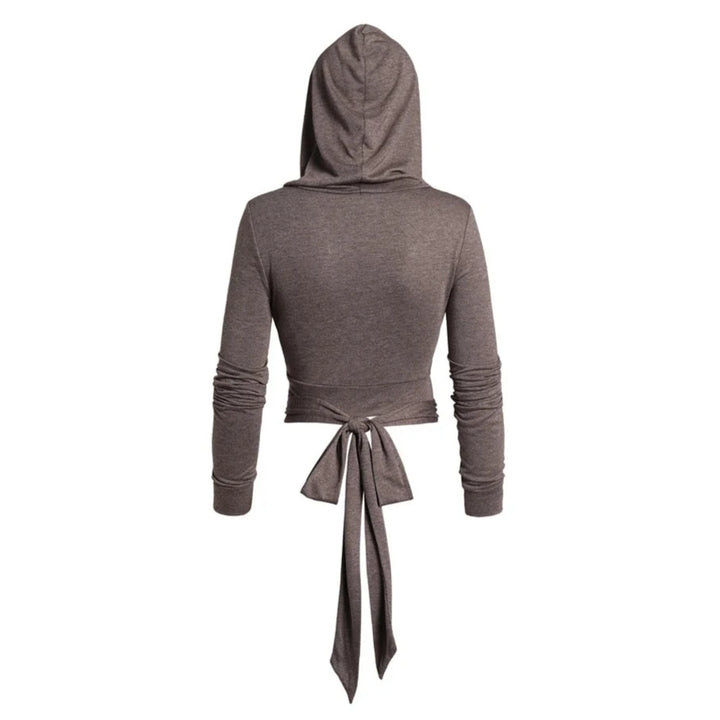 Hooded crop top