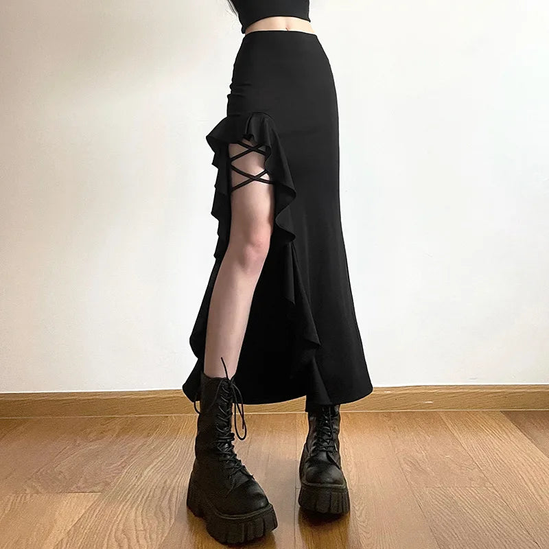 Black Gothic skirt