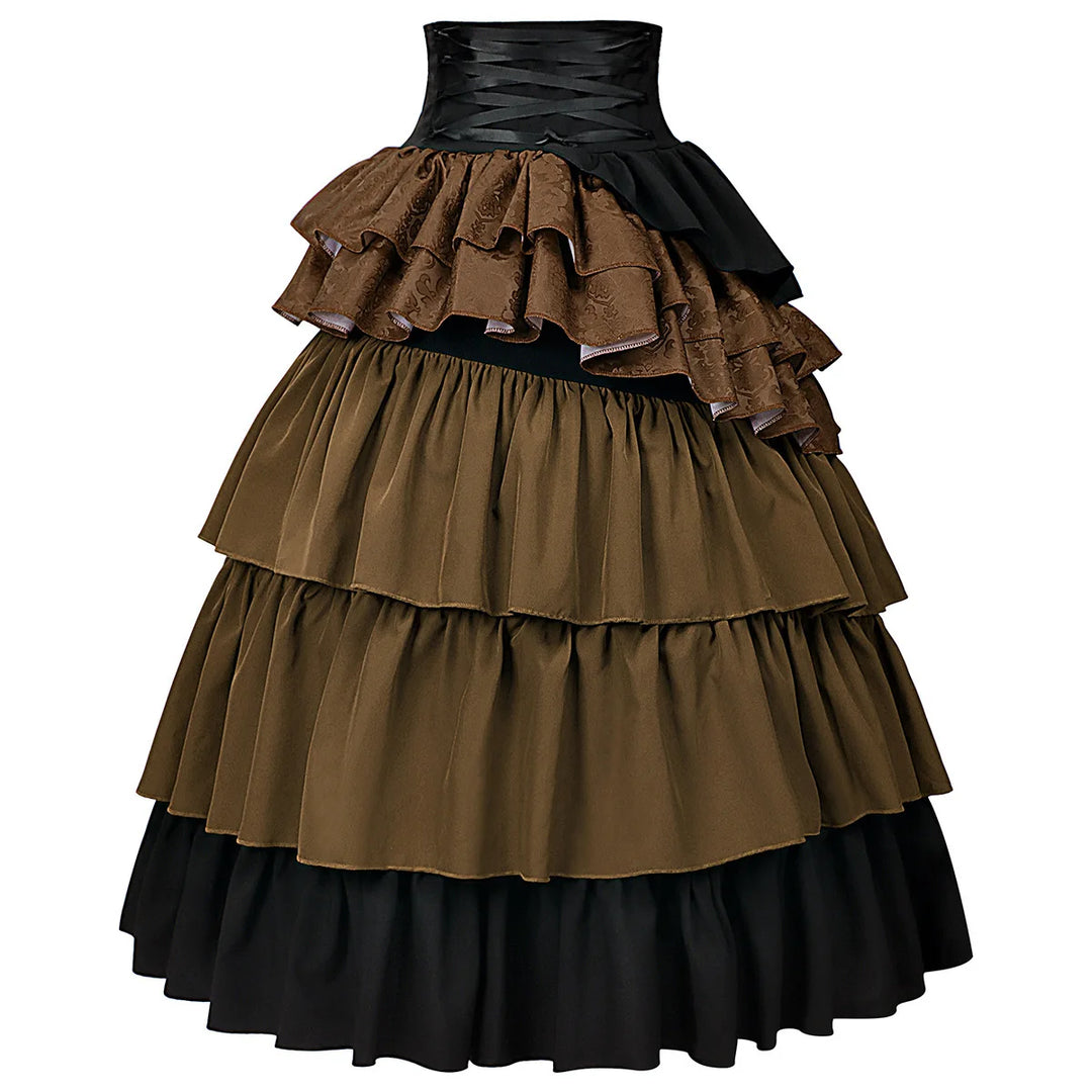 Layered Steampunk skirt