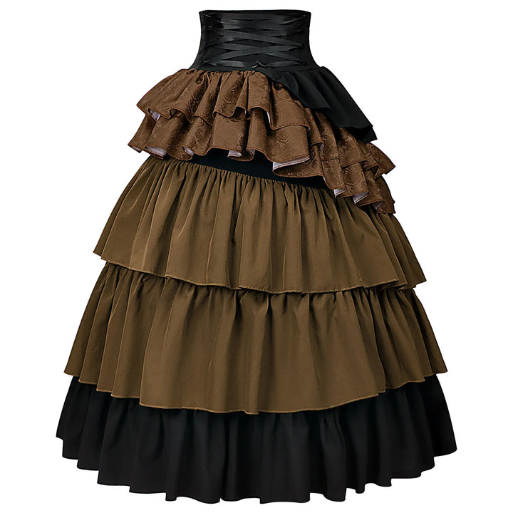 Layered Steampunk skirt