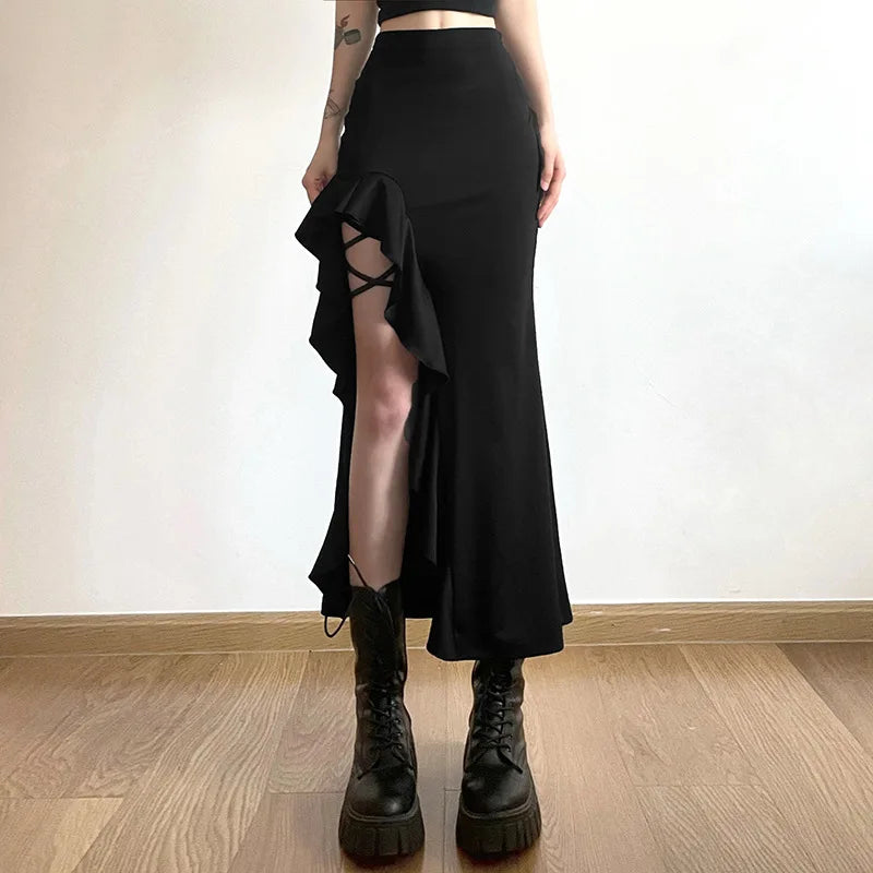 Black Gothic skirt